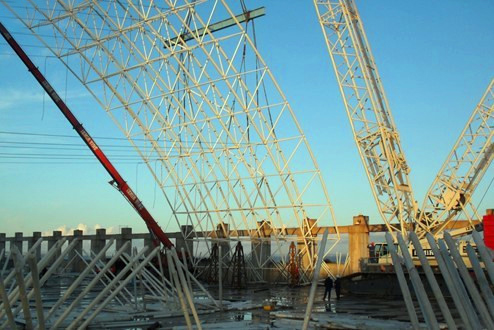 秦皇岛网架一角